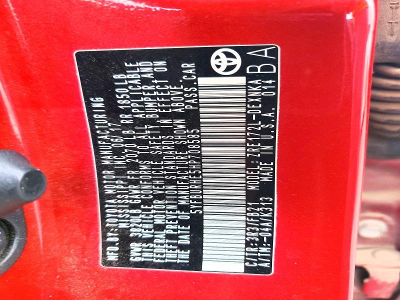 2017 Toyota Corolla le