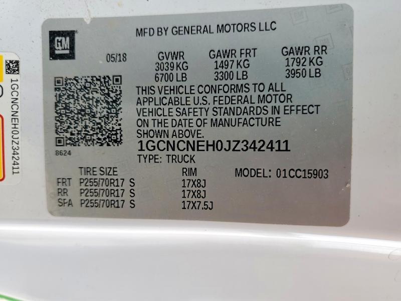 2018 Chevrolet Silverado C1500