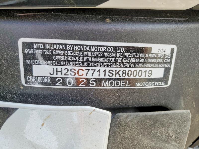 2025 Honda CBR1000 RR