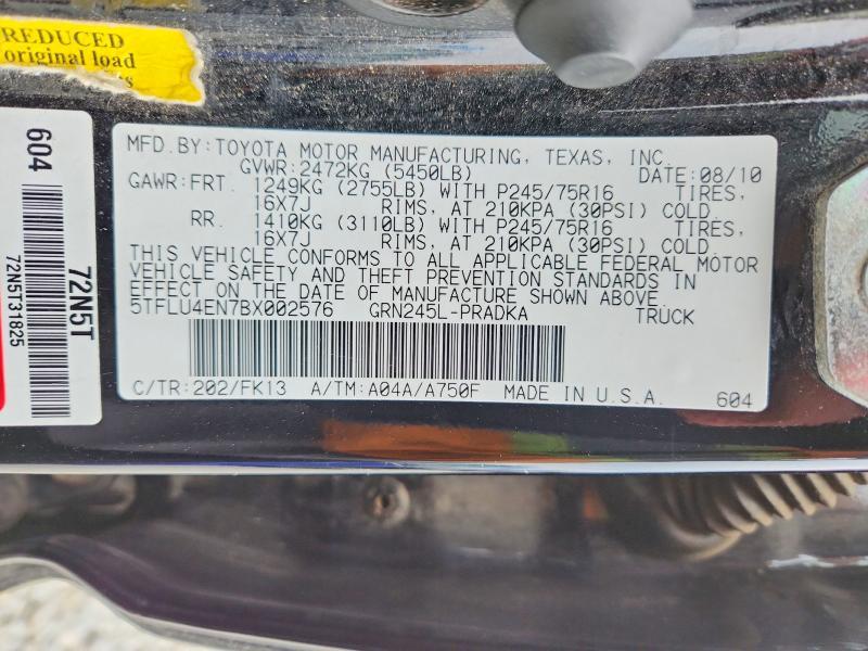 2011 Toyota Tacoma V6