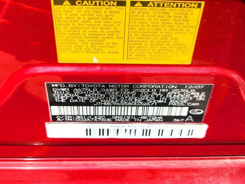 2008 Lexus Gs 350 Base