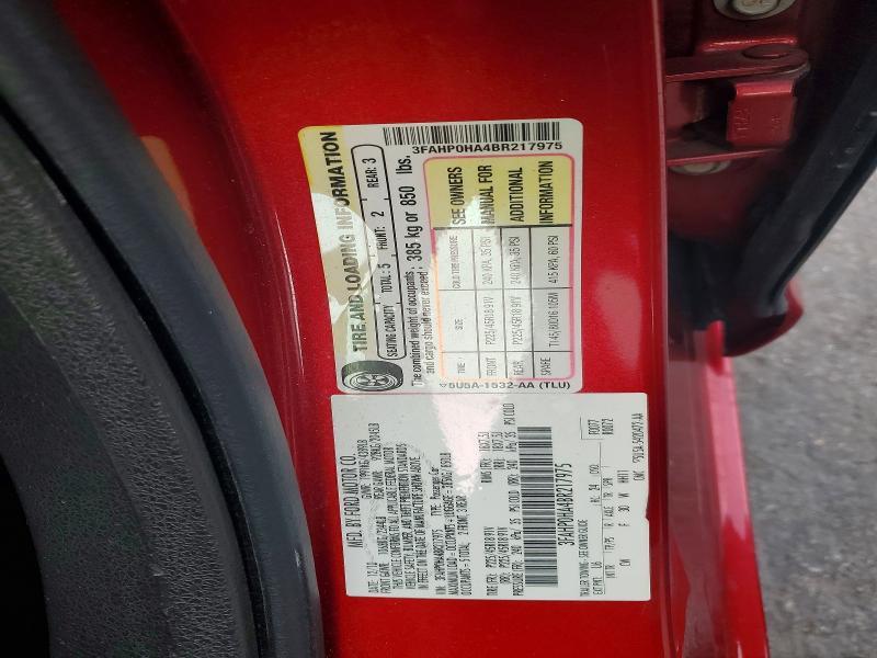 2011 Ford Fusion se