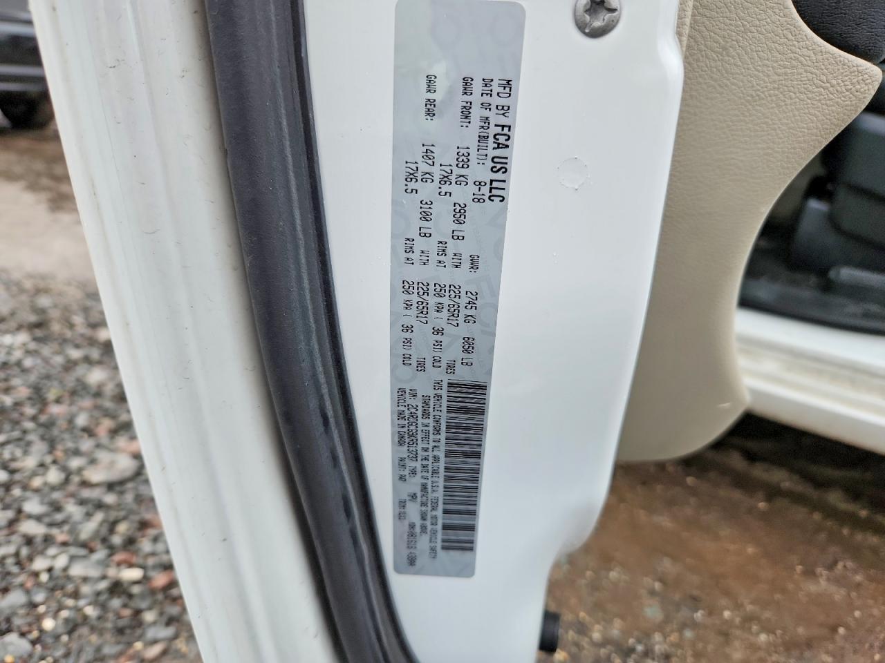 2019 Dodge Grand Caravan sxt