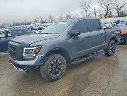 Salvage trucks for sale at Bridgeton, MO auction: 2021 Nissan Titan PRO-4X