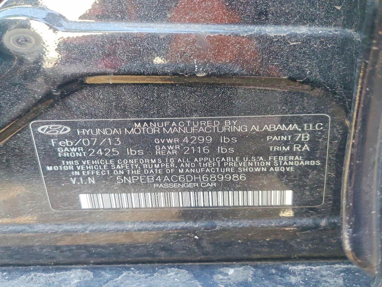 2013 Hyundai Sonata gls