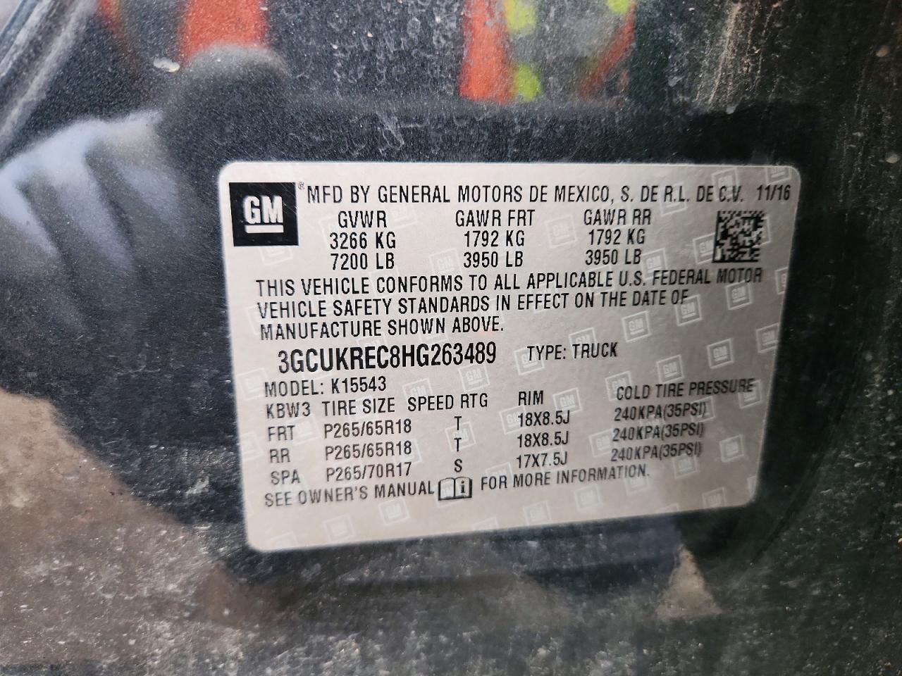 2017 Chevrolet Silverado K1500 LT