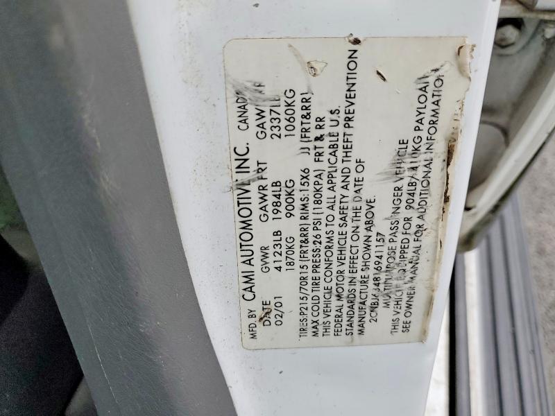 2001 Chevrolet Tracker lt