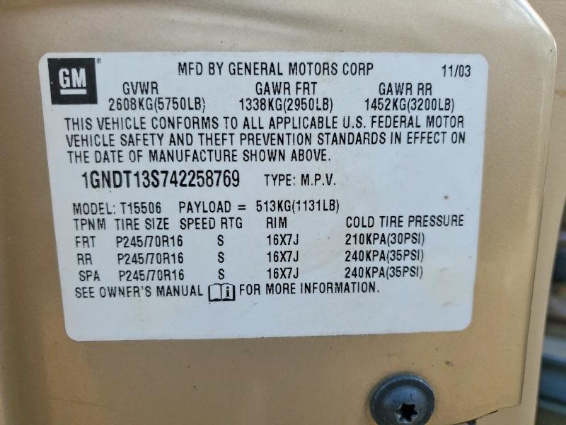 2004 Chevrolet Trailblazer ls