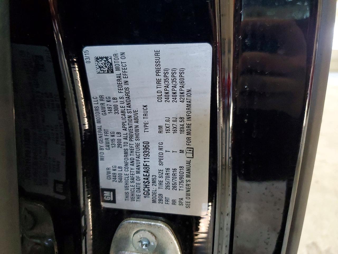 2015 Chevrolet Colorado