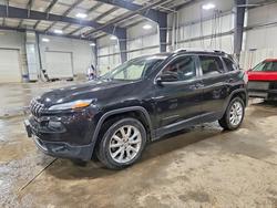 Jeep salvage cars for sale: 2015 Jeep Cherokee Limited