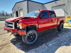 Salvage trucks for sale at Rogersville, MO auction: 2007 Chevrolet Silverado K1500 Crew Cab