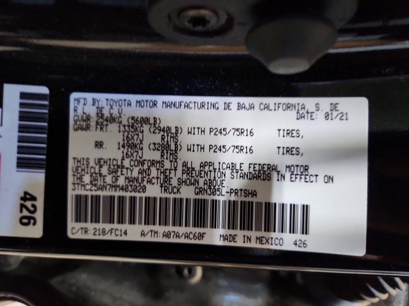 2021 Toyota Tacoma SR5 V6