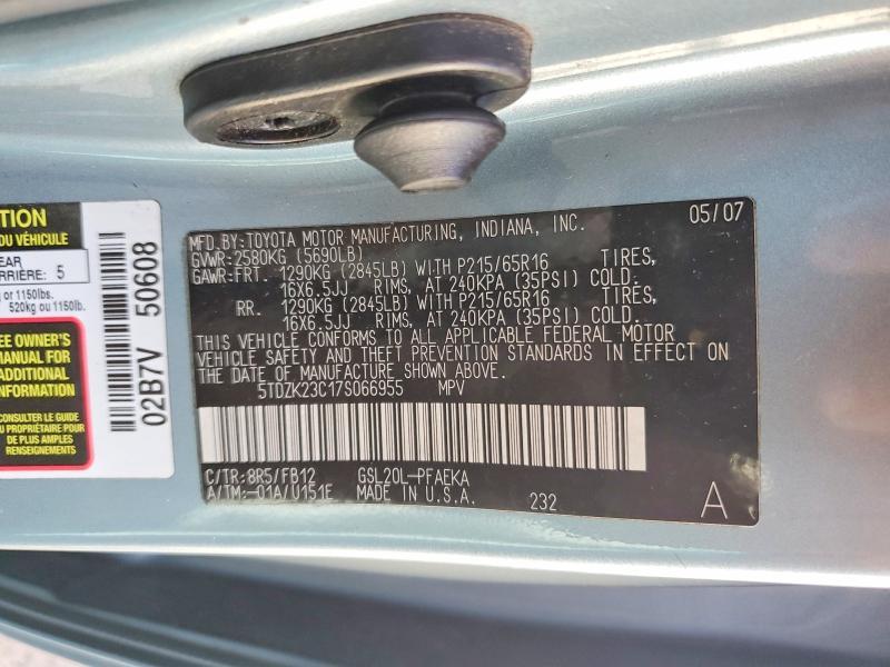 2007 Toyota Sienna ce 7-passenger
