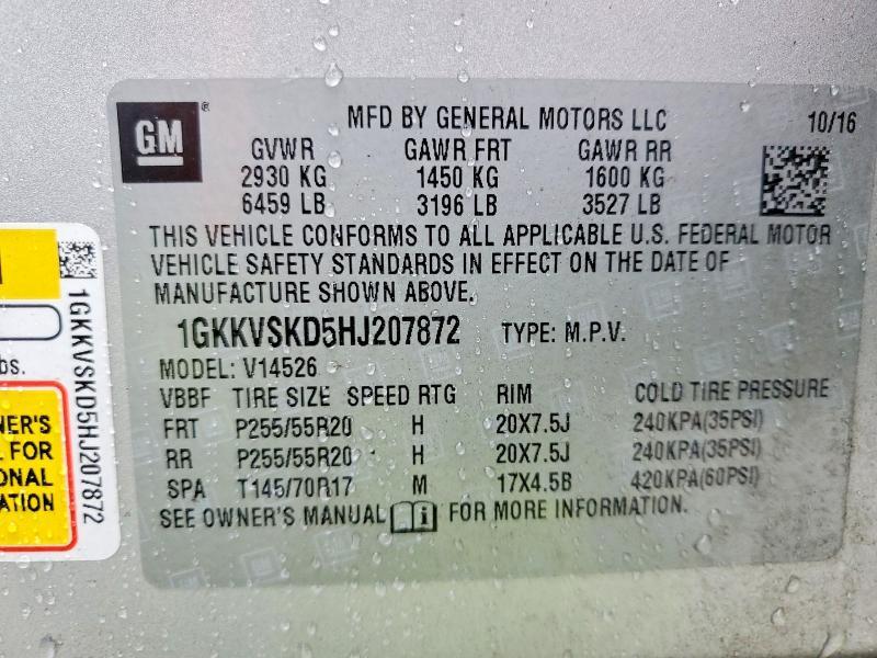 2017 GMC Acadia Limited Slt-2