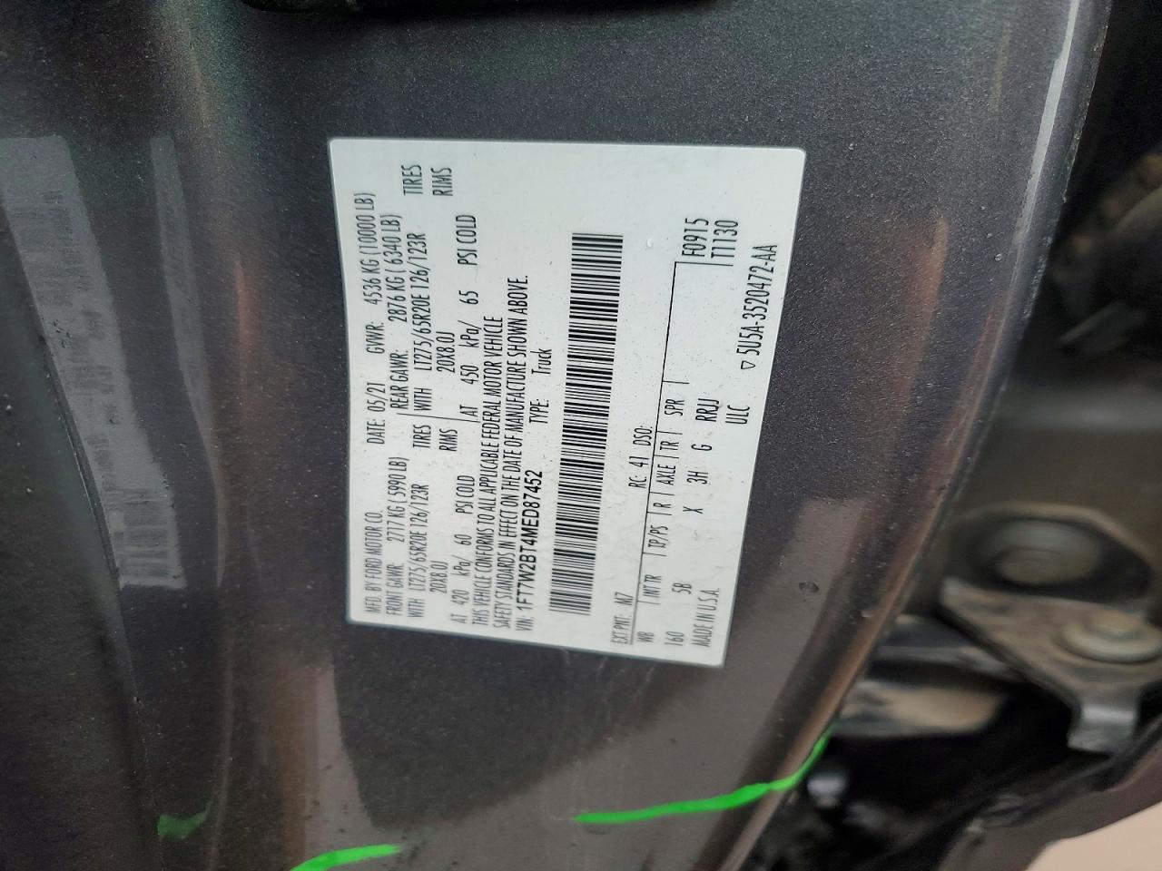 2021 Ford F250 Super Duty