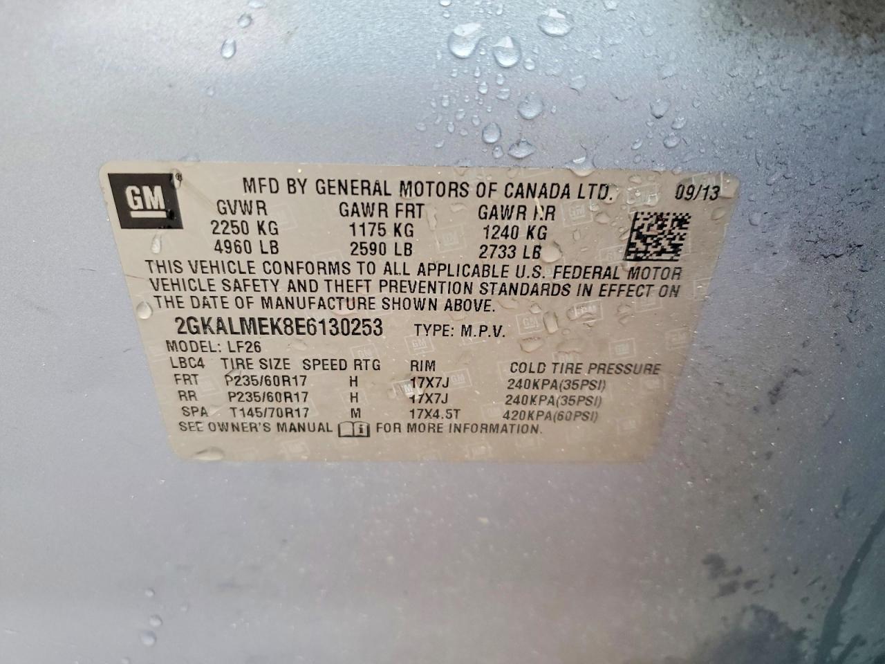 2014 GMC Terrain sle