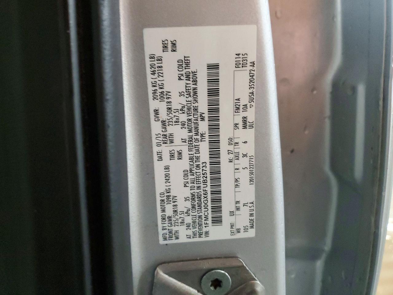 2015 Ford Escape se