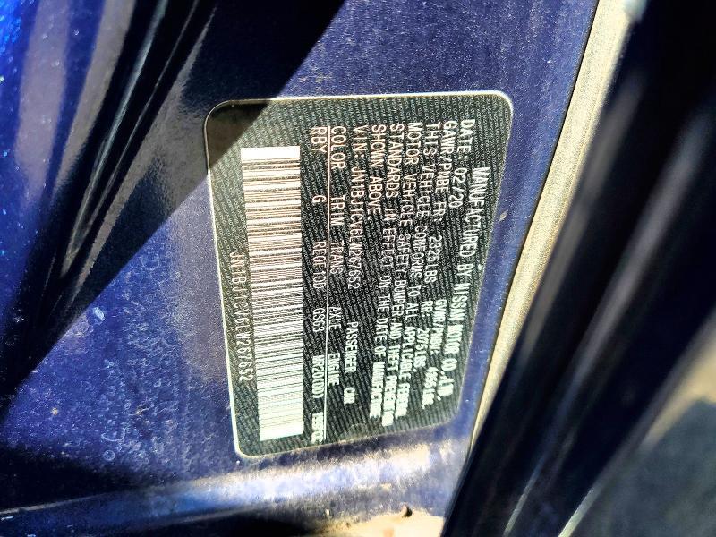 2020 Nissan Rogue Sport s