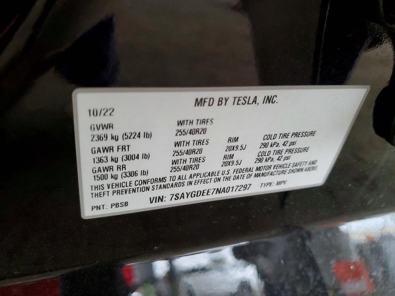 2022 Tesla Model y