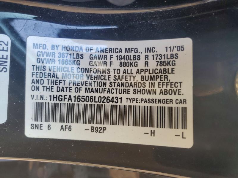 2006 Honda Civic lx