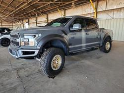 Ford salvage cars for sale: 2018 Ford F150 Raptor
