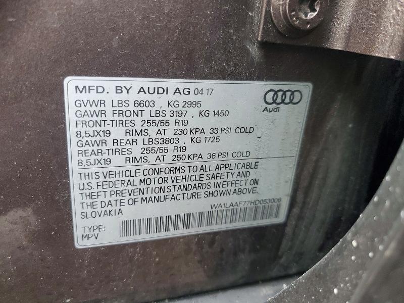 2017 Audi Q7 Premium Plus