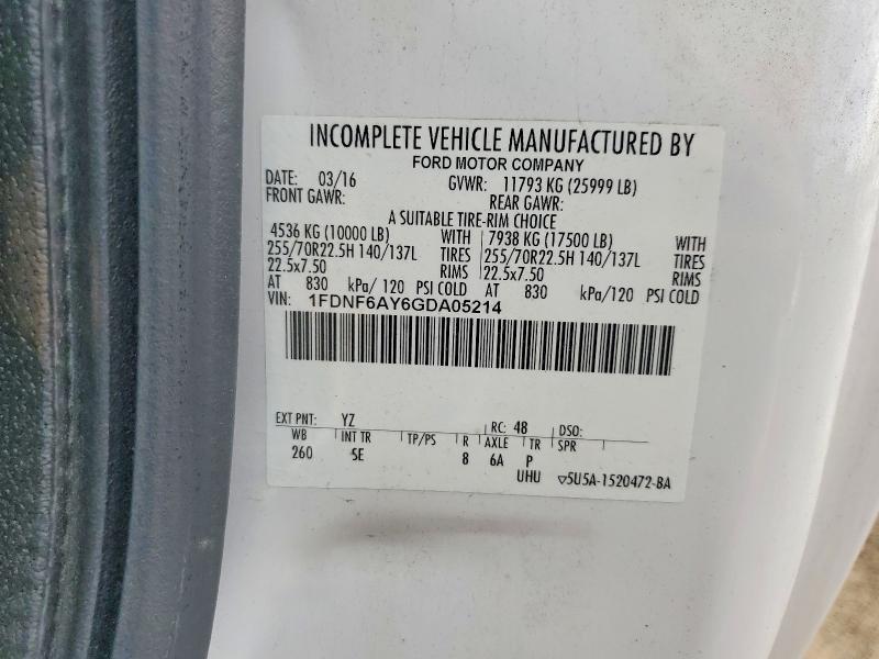 2016 Ford F650 Super Duty BOX Truck