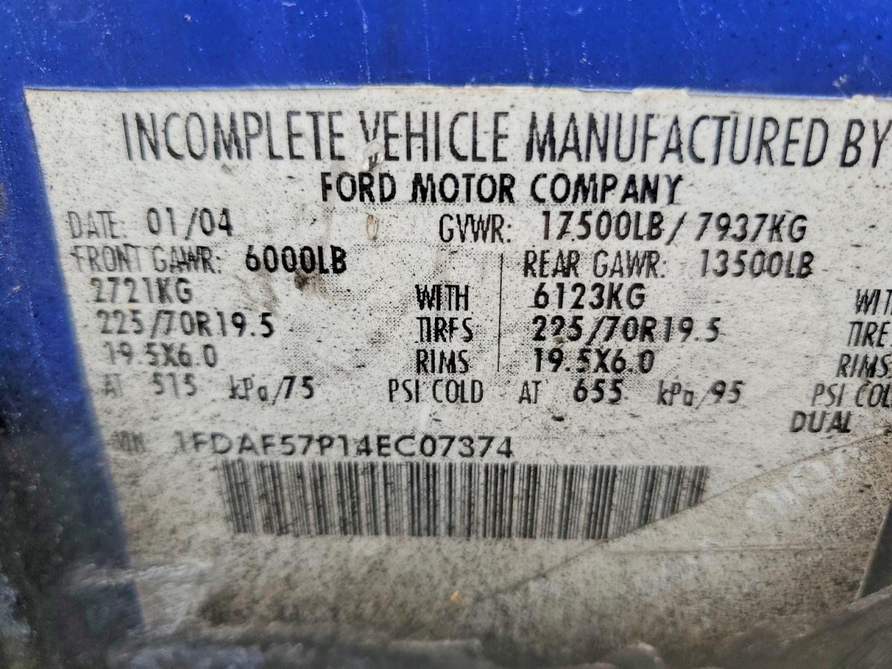 2004 Ford F550 Super Duty