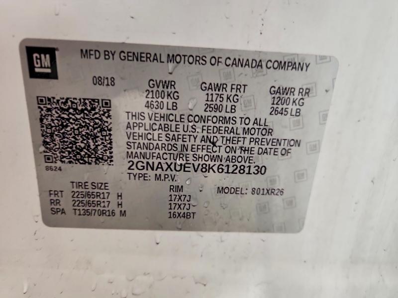 2019 Chevrolet Equinox lt