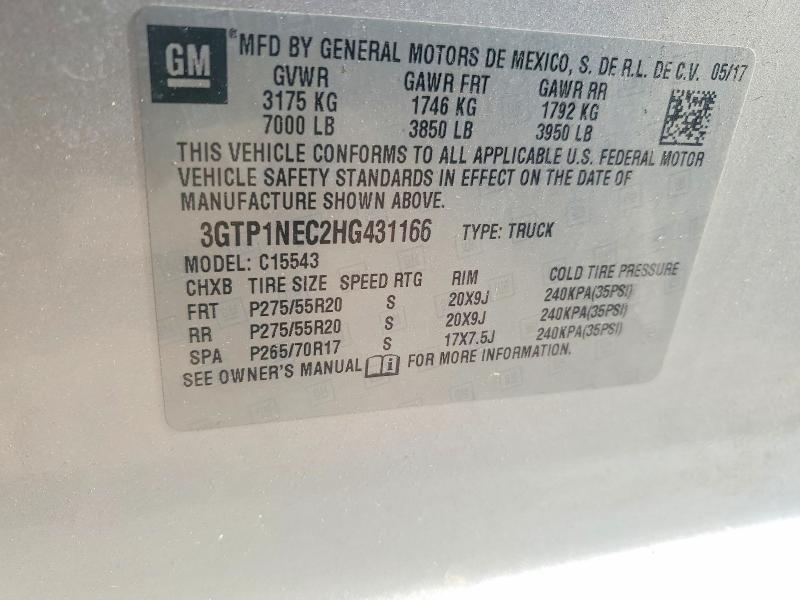 2017 GMC Sierra C1500 SLT