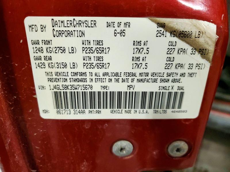 2005 Jeep Liberty Limited