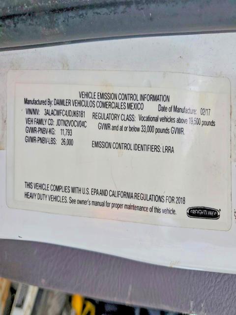 2018 Freigliner 2018 Freightliner BOX Truck