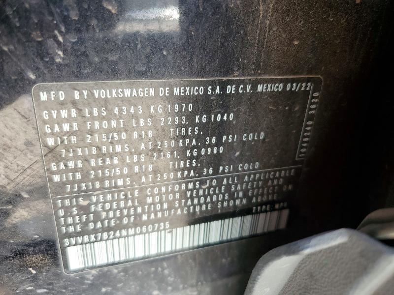 2022 Volkswagen Taos se