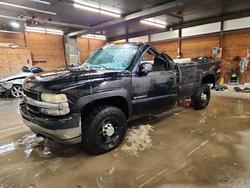 Salvage trucks for sale at Ebensburg, PA auction: 2002 Chevrolet Silverado K2500 Heavy Duty