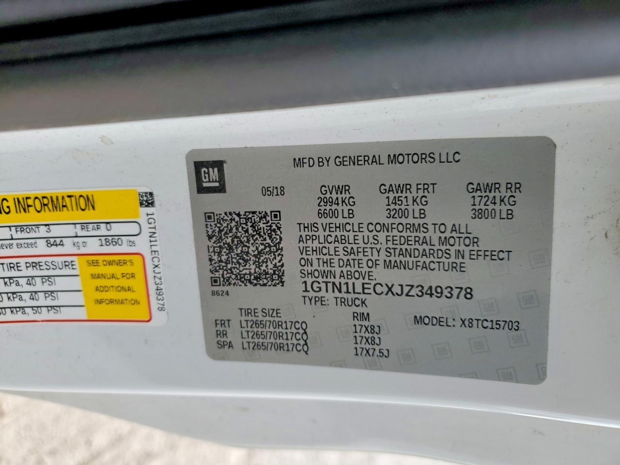 2018 GMC Sierra C1500