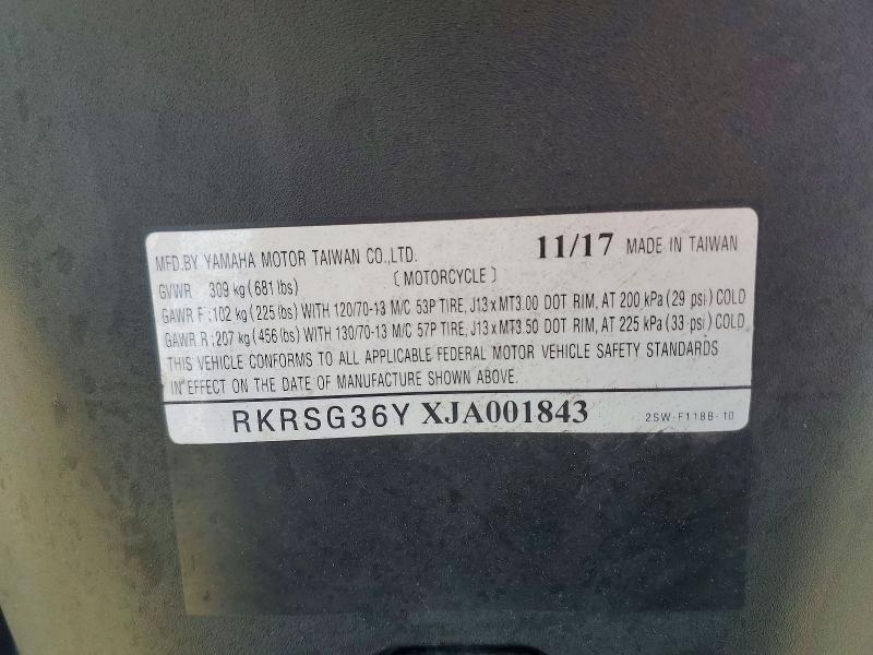 2018 Yamaha XC155