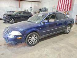 Volkswagen Passat salvage cars for sale: 2002 Volkswagen Passat glx
