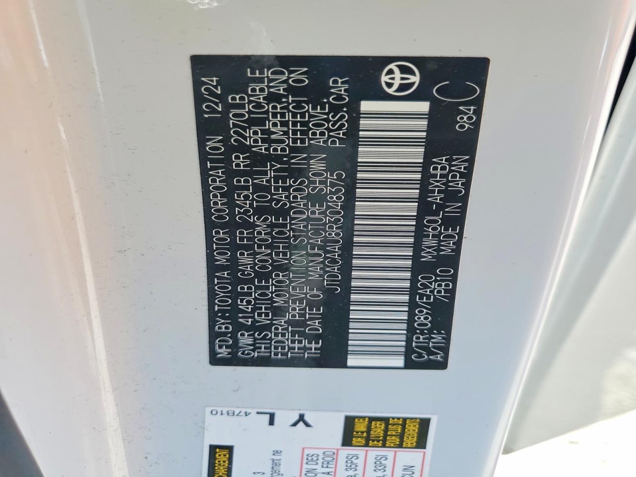 2024 Toyota Prius Limited
