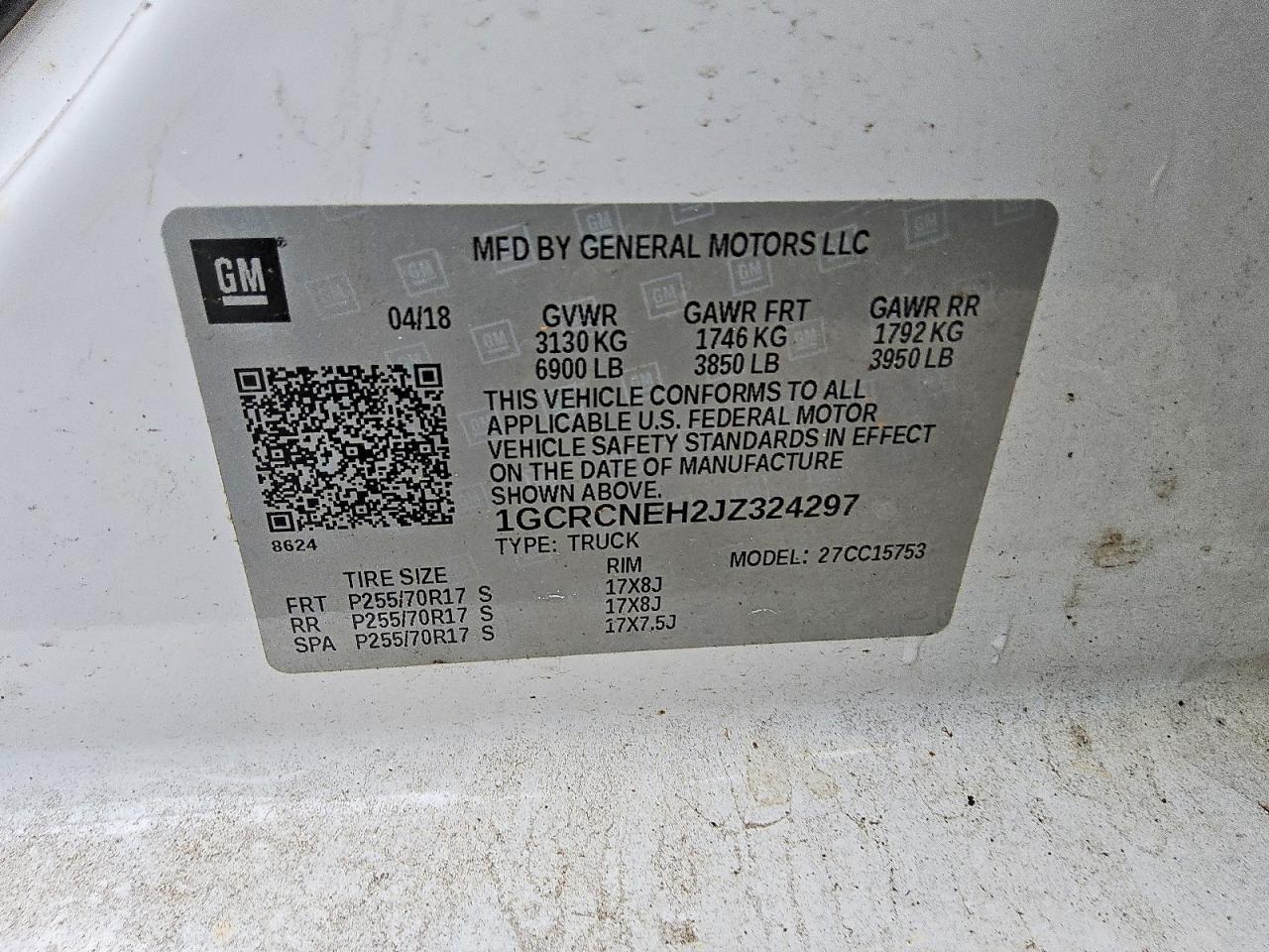 2018 Chevrolet Silverado C1500