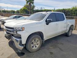 Chevrolet salvage cars for sale: 2021 Chevrolet Silverado C1500 LT