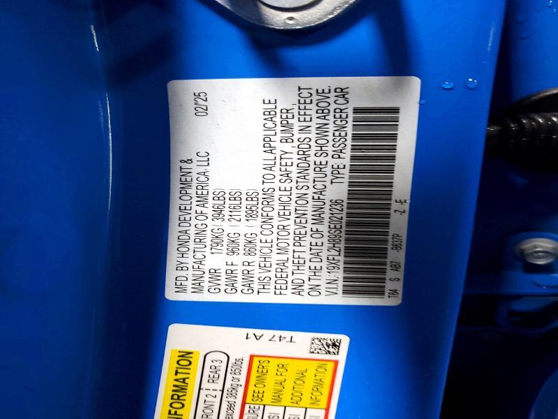 2025 Honda Civic Sport