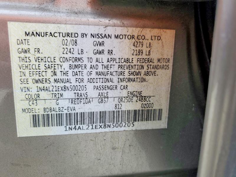 2008 Nissan Altima 2.5