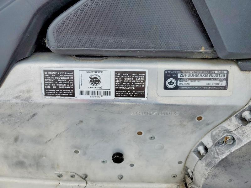 2021 Skidoo Renegade Sport 600 EFI