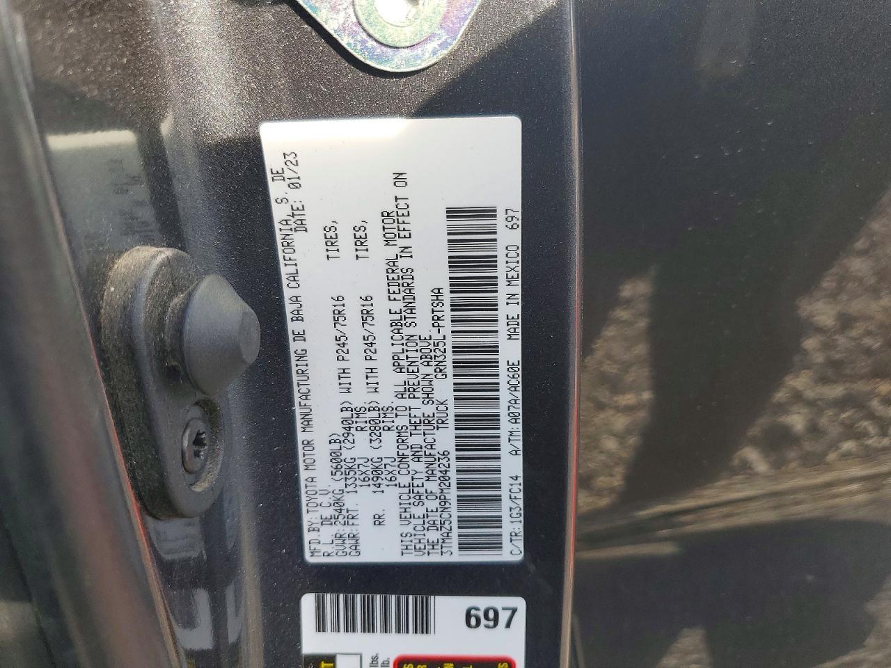 2023 Toyota Tacoma SR5 V6