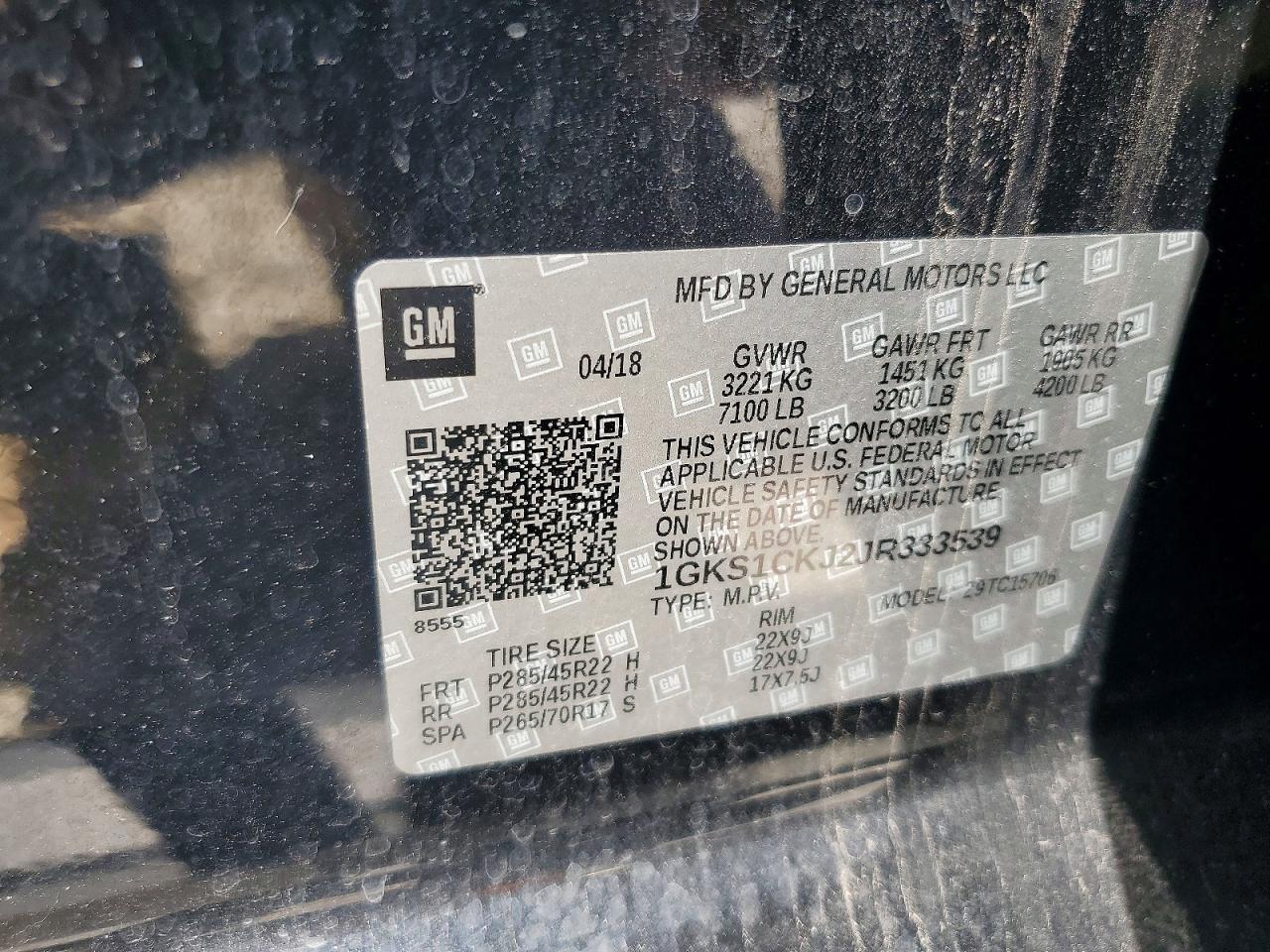 2018 GMC Yukon Denali