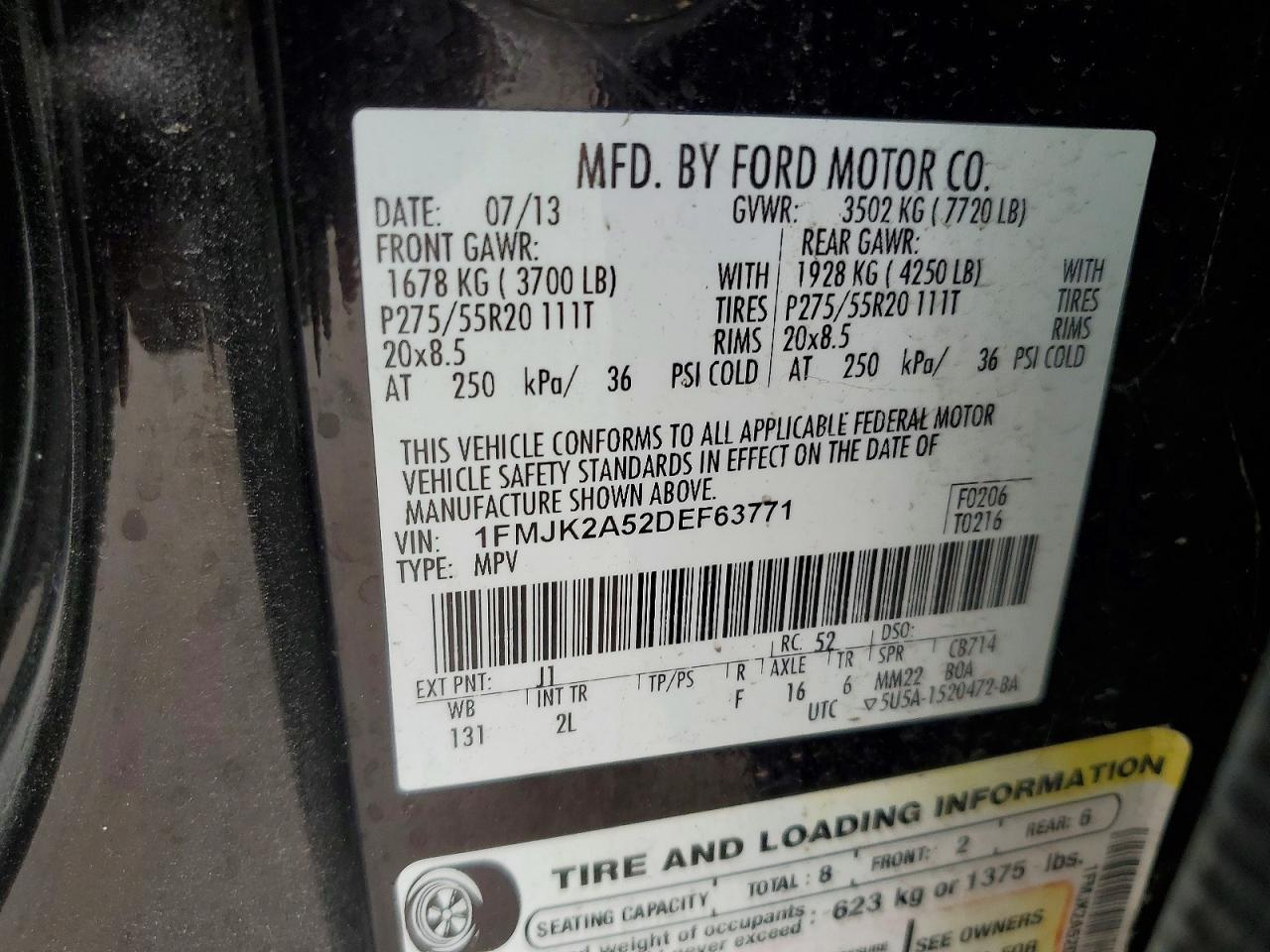 2013 Ford Expedition el Limited