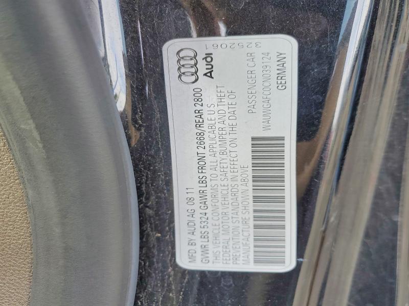 2012 Audi A7 Premium