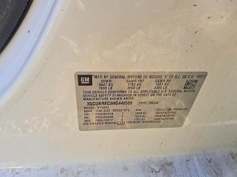 2017 Chevrolet Silverado K1500 LT