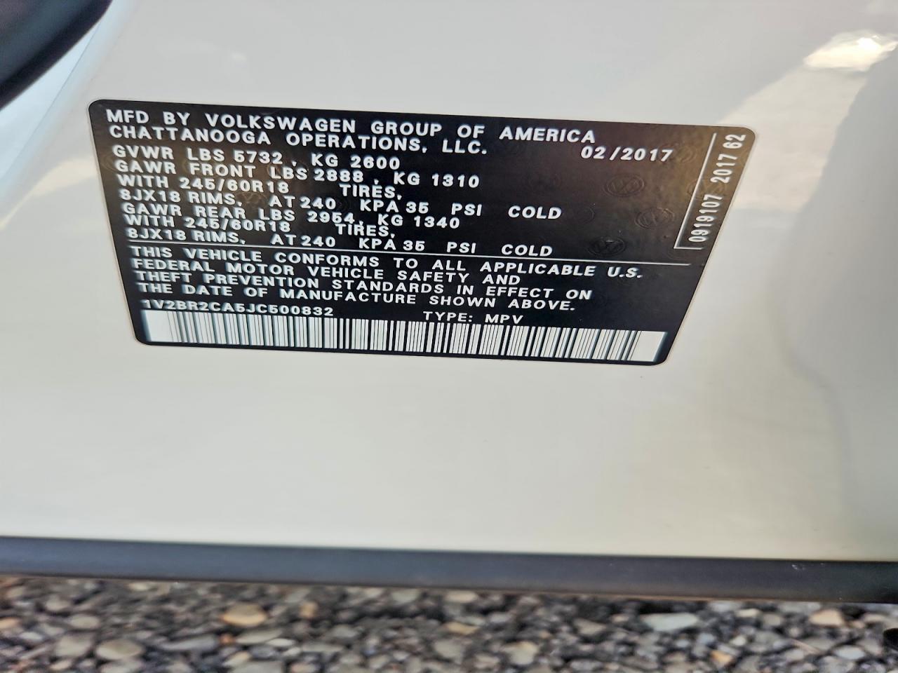 2018 Volkswagen Atlas