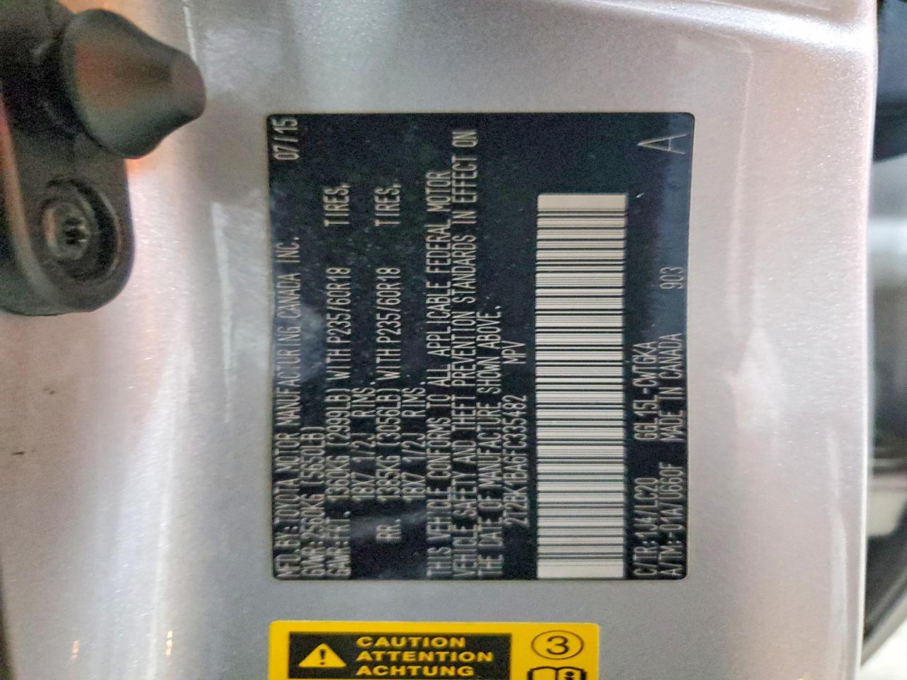 2015 Lexus Rx 350 Base